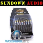 Sundown Audio 17FT Saz 4CHANNEL Solid 100% Ofc Copper Twisted Rca Amplifier Wire. Fixed Price $89.99.