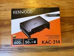 Kenwood KAC-314-4-CHANNEL Concert Series Car Stereo Amplifier W/50W X 4OHMS. Fixed Price $159.00.