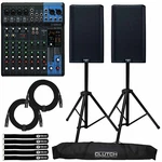 Qsc K12.2 12" 2-WAY 2000W Powered Dj Pa Speakers MG10XU Channel Mixer. Fixed Price $2140.40.