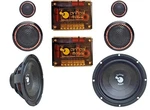 Critical Mass Audio 6.5'' 3 Way Component Speakers Front Stage Tweeter Mid Sq Jl. Fixed Price $2796.50.