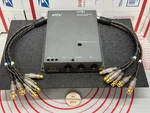 A/d/s/ # AX2E 2-WAY Active Crossover + 3X Din-rca Vintage Old School Restored Sq. Fixed Price $224.99.