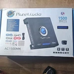 Planet Audio AC1500MK Monoblock Class A/b Amplifier 1500W Anarchy Series. Fixed Price $105.00.