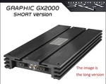 Brax Graphic GX2000 Black High-end 2-CHANNEL Power Amplifier Short Version 433MM. Fixed Price $4624.54.