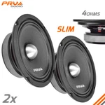 2X Prv Audio 6.5" Midrange Bullet Shallow Car Speaker Ohm 6MR250B-4 Slim 500W. Fixed Price $79.82.