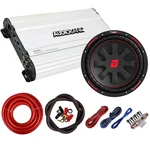 1X Cerwin Vega CVP12D4 12" Subs + Audiobank 3000W Mono Car Amplifier Kit. Fixed Price $199.99.