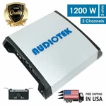 New Audiotek Channels 1200 Watts Bridgedable Car Stereo Amplifier AT900S. Fixed Price $89.99.