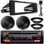 Jvc Cd Receiver, 2X 6.5" 300W Speakers W/adapter, Harley 98-13 Radio Install Kit. Fixed Price $264.99.
