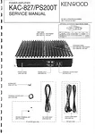 Kenwood Service Manual For KAC-827, KAC-PS800 English. Fixed Price $12.50.