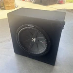 Kicker Compr 12" Single Port Subwoofer Enclosure Universal Fit. Fixed Price $149.99.