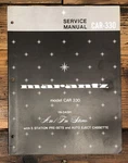 Marantz CAR-330 Radio Service Manual *original*. Fixed Price $19.97.