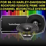 Rockford Fosgate Prime 140 Watt 2-CHANNEL Motorcycle System Harley 1998-2013. Fixed Price $312.22.