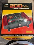 New VR3 Vra 2.0 200 Watts Channel Stereo Amplifier. Fixed Price $40.00.
