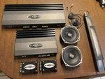 Vintage Zapco Amplifiers 360.4 & 200.2 Crossovers I-force Esb Speakers Tweeters. Fixed Price $600.00.