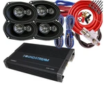 Soundstream AR4.1200 Amplifier + Cerwin-vega XED693 6X9" Speakers Ch Kit. Fixed Price $229.99.