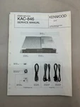 Kenwood KAC-846 Original Service Manual Free Shipping. Fixed Price $14.00.