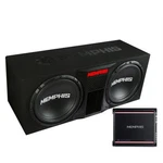 Memphis Audio Vented Bass Package With Amplifier - 12" SRXE12DP. Fixed Price $636.95.