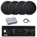 Pyle Marine Bluetooth Receiver, 4X 3.5'' Indoor/outdoor Speakers, Amp, Antenna. Fixed Price $172.99.