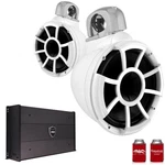 Wet Sounds REV10W-FC-SA 10" White Tower Silver Aluminum Fixed With SYN-DX2.3 Amp. Fixed Price $2949.98.