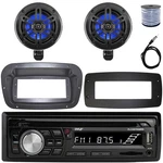 Pyle Single-din Marine Cd Stereo W/kit + Adapter Plate, 2X 4 Off-road Speakers. Fixed Price $180.49.