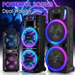 Portable Bluetooth Party Speaker Sub Woofer Deep Bass Sound System & Mic Lot. Fixed Price $186.64.
