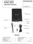 Service Manual For Kenwood KAC-821. Fixed Price $12.50.