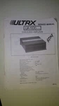 Ultrx 1100 Service Manual Original Repair Book Stereo Car Amp. Fixed Price $20.00.