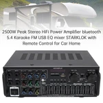 2500W Peak Stereo Hifi Power Amplifier BLUETOOTH5.4 Fm Usb Eq Mixer For Car Home. Fixed Price $83.99.