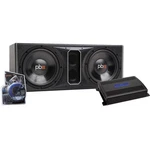 Powerbass Party Pack: Dual 12" Subs, ASA3-400.2 Amp & Wiring Kit. Fixed Price $279.99.