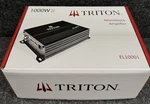 Triton EL10001 Monoblock Class Amplifier/new-open Box/priced For Clearance. Fixed Price $88.85.