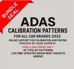 Adas Calibration Targets Bundle For All Car Brands 2026 - Usb Flash Drive Only. Fixed Price $199.00.
