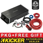 Kicker KEY500.1 Car Audio Subwoofer 1CH/MONO Smart Amplifier + 8AWG Kit. Fixed Price $299.99.