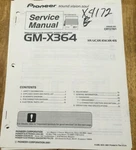 Pioneer GM-X364 Power Amplifier Original Service Repair Manual. Fixed Price $14.94.