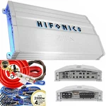 New Hifonics ZG-1200.4 Watts 4-CH Car Audio Amplifier + Channels Kit. Fixed Price $159.99.