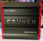 Crunch GP-1000.2 Ground Pounder Watt 2-CHANNEL Amplifier Car Stereo. Fixed Price $30.00.