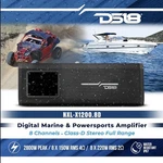 DS18 NXL-X1200.8D 8-CHANNEL Full-range IP67 Marine Amplifier 150W Rms 4. Fixed Price $958.95.