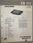 Sony Car Dynamic Range 25W Stereo Power Amplifier XM-300 Service Manual. Fixed Price $10.99.