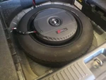 Cerwin Vega 12" Shallow Spare Tire Powered Subwoofer Enclosure 600W Max 150W Rms. Fixed Price $439.99.
