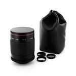 500MM-1000MM F/8 Tele Mirror Lens For Nikon D5500 D4S D810 D750 D610 D7200 D7100. Fixed Price $255.00.