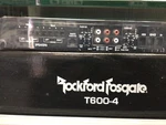 Rockford Fosgate T600-4 600W Channel Car Amplifier. Fixed Price $579.99.