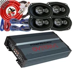 Power Acoustik OD4-1800 Amplifier 4X Cerwin-vega XED693 Speakers+ 4CH Kit. Fixed Price $224.99.