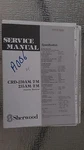 Sherwood CRD-230 235 Service Manual Repair Schematic Stereo Cassette Tape Deck. Fixed Price $25.00.