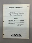 Jensen CS2000 CS4000 Original Service Manual Free Shipping. Fixed Price $14.00.