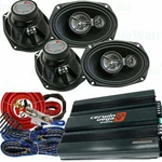 Autotek MM1620.4 1600W Amp +4X Cerwin Vega XED693 6X9" Speakers+ Ch Kit. Fixed Price $199.99.