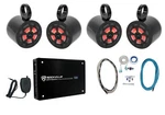 (4) Rockville RKL65MBW 6.5" 700W Marine Wakeboard Led Speakers+amplifier+amp Kit. Fixed Price $504.85.