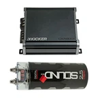 Kicker 46CXA8001 800W Mono Subwoofer Amplifier + SCAP2D Capacitor, 12DB 2500W. Fixed Price $299.99.