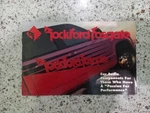 Rockford Fosgate Brochure. Fixed Price $100.00.