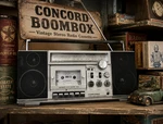 Concord Boombox Rare Vintage Stereo Radio Cassette. Fixed Price $1154.23.