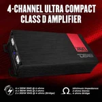 DS18 X4XL 4-CHANNEL Ultra Compact Class Amplifier 1800 Watt Motorcycle Car. Fixed Price $299.95.
