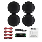 Herdio 4X Inch Marine Bluetooth Speakers 320W Waterproof For Boat Bathroom. Fixed Price $84.07.