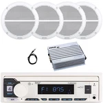 Pyle Usb Aux MP3 Stereo Receiver, 4X 6.5" 90W Max Speakers, Channel Amplifier. Fixed Price $159.99.